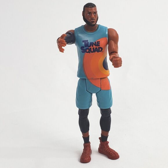 Space Jam Lebron James Figure Boy's 5" Multi-Color Action Toy Tune Squad Retro - Picture 3 of 5